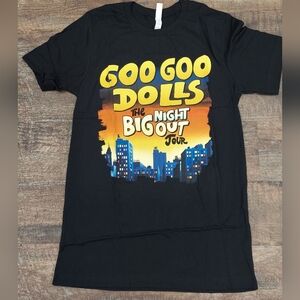 The Goo Goo Dolls Vintage The Big Night Out tour T-shirt Mens size medium Black